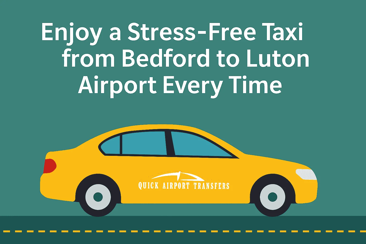 Taxi from Bedford to Luton Airport